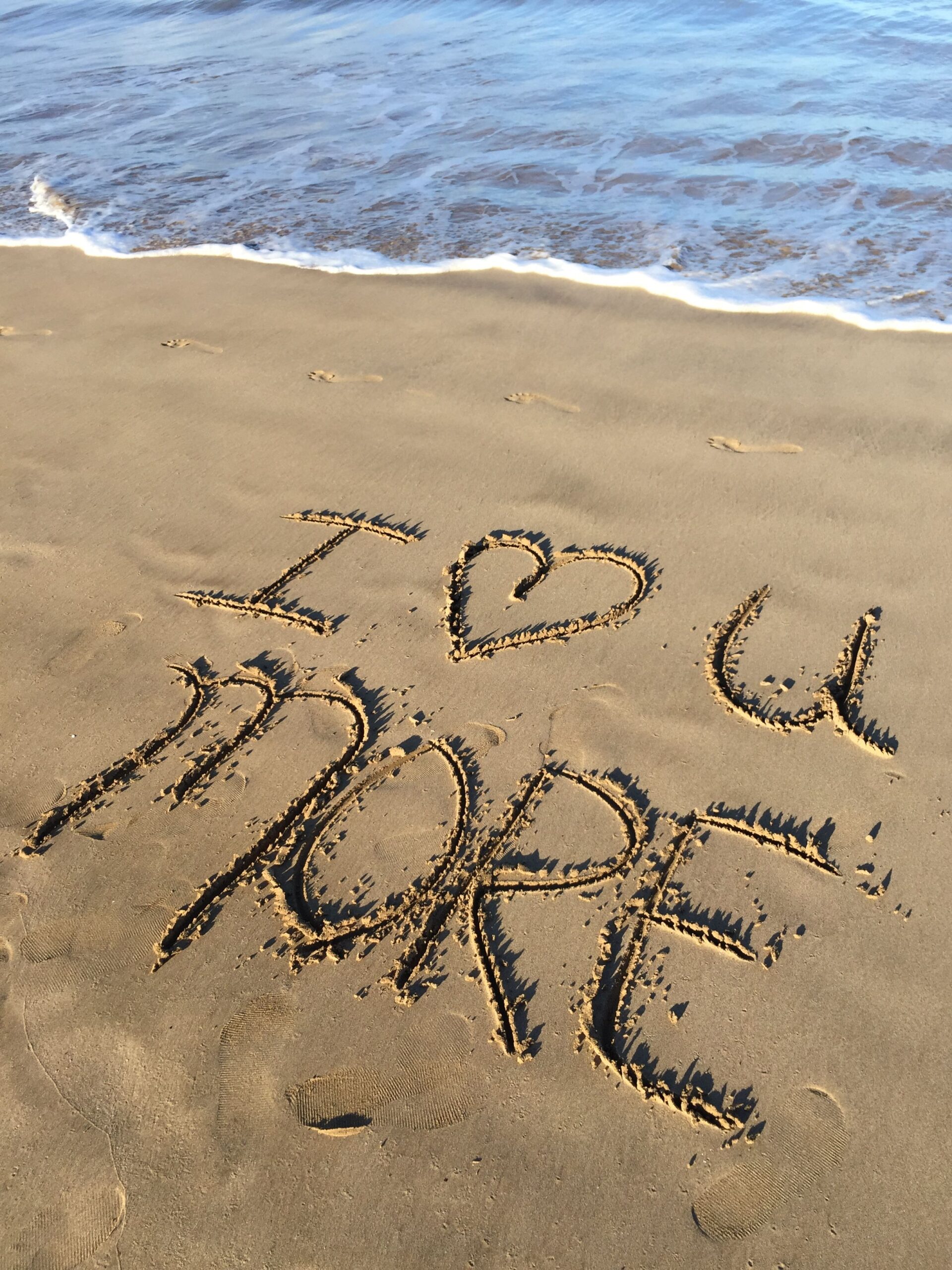 Sandy Beach Moment